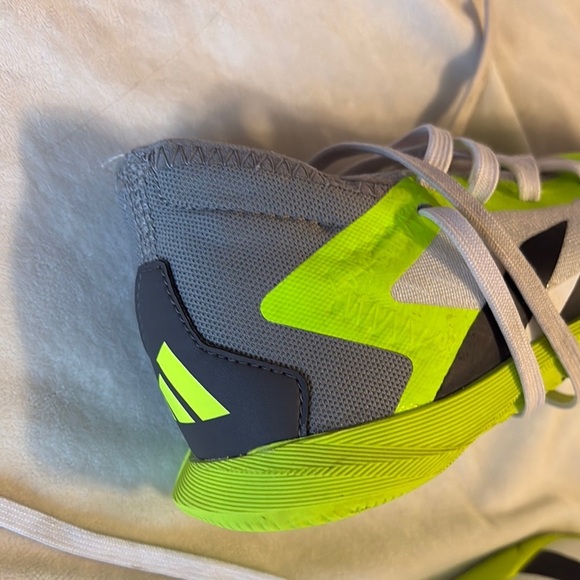 Adidas Neon Yellow and Black athletic shoes - Picture 5 of 9